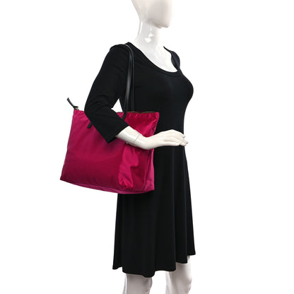 Versace Nylon Medusa Tote Flamingo Black 2 of 10