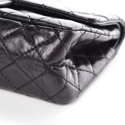 Chanel Metallic Aged Calfskin Quilted 2.55 Reissue 225 Flap Black 10 of 11