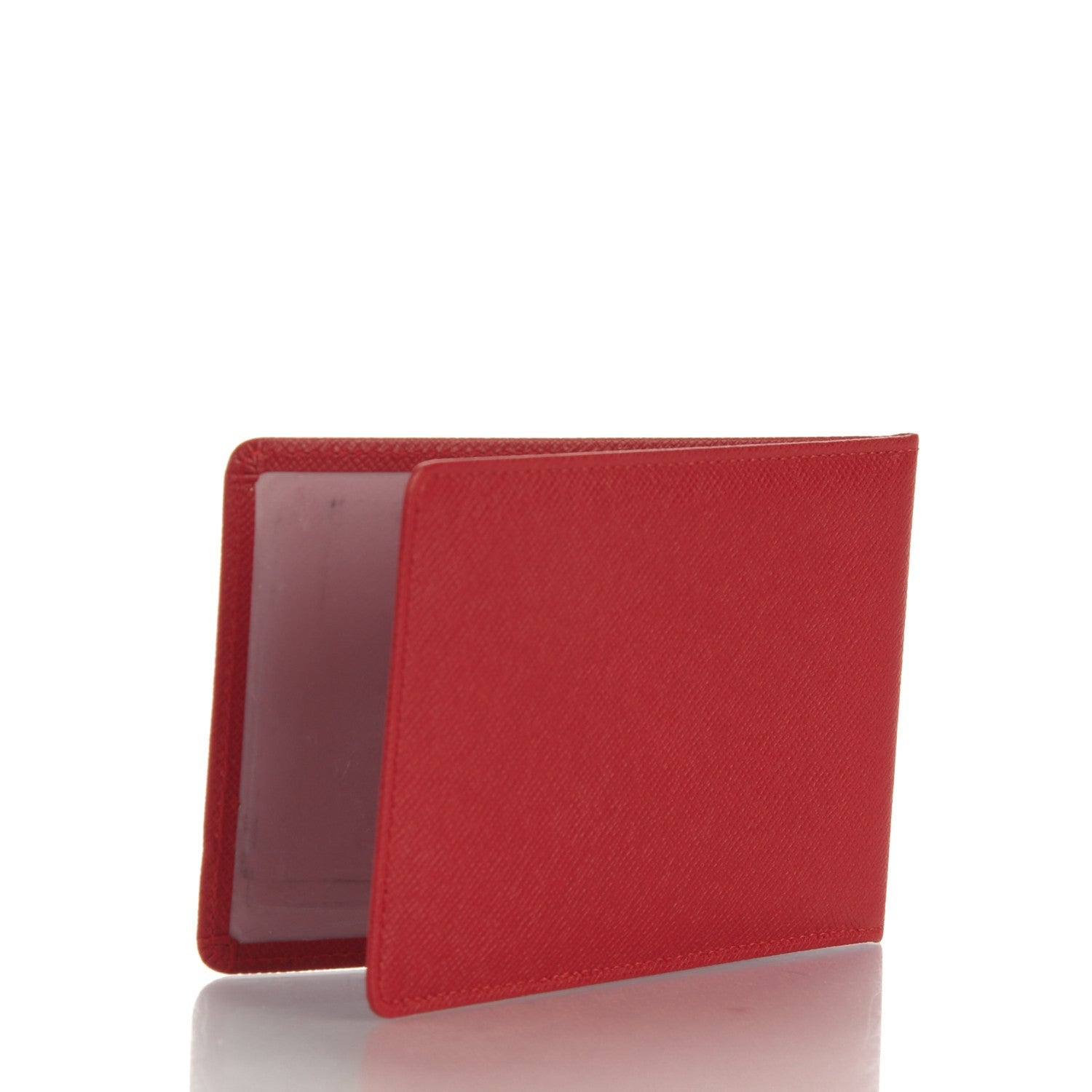 Louis Vuitton Taiga ID Card Holder Wallet Rouge 3 of 5