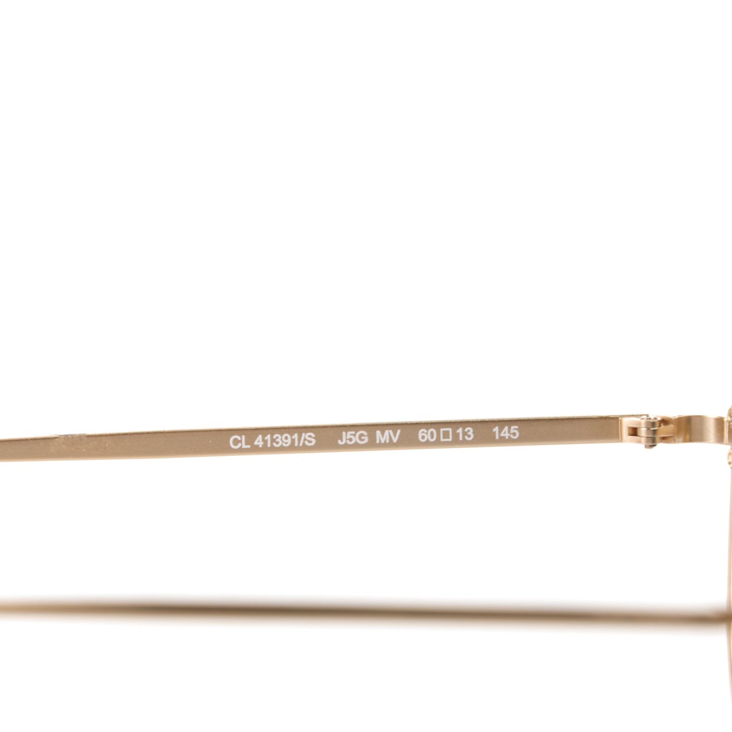 Acetate Mirror Aviator Sunglasses CL41391/S Gold