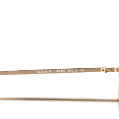 Celine Acetate Mirror Aviator Sunglasses CL41391/S Gold 4 of 4