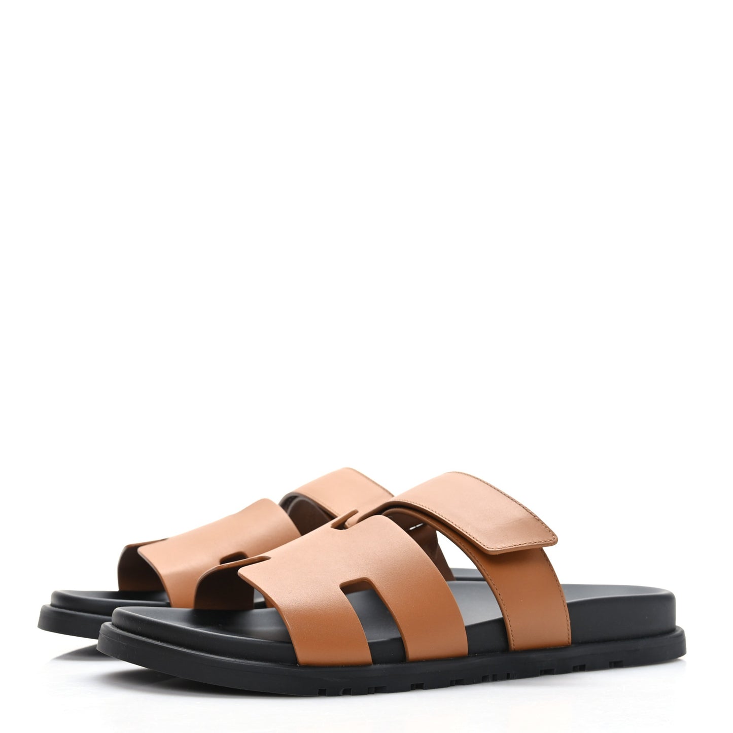 Calfskin Mens Chypre Sandals 42.5 Naturel