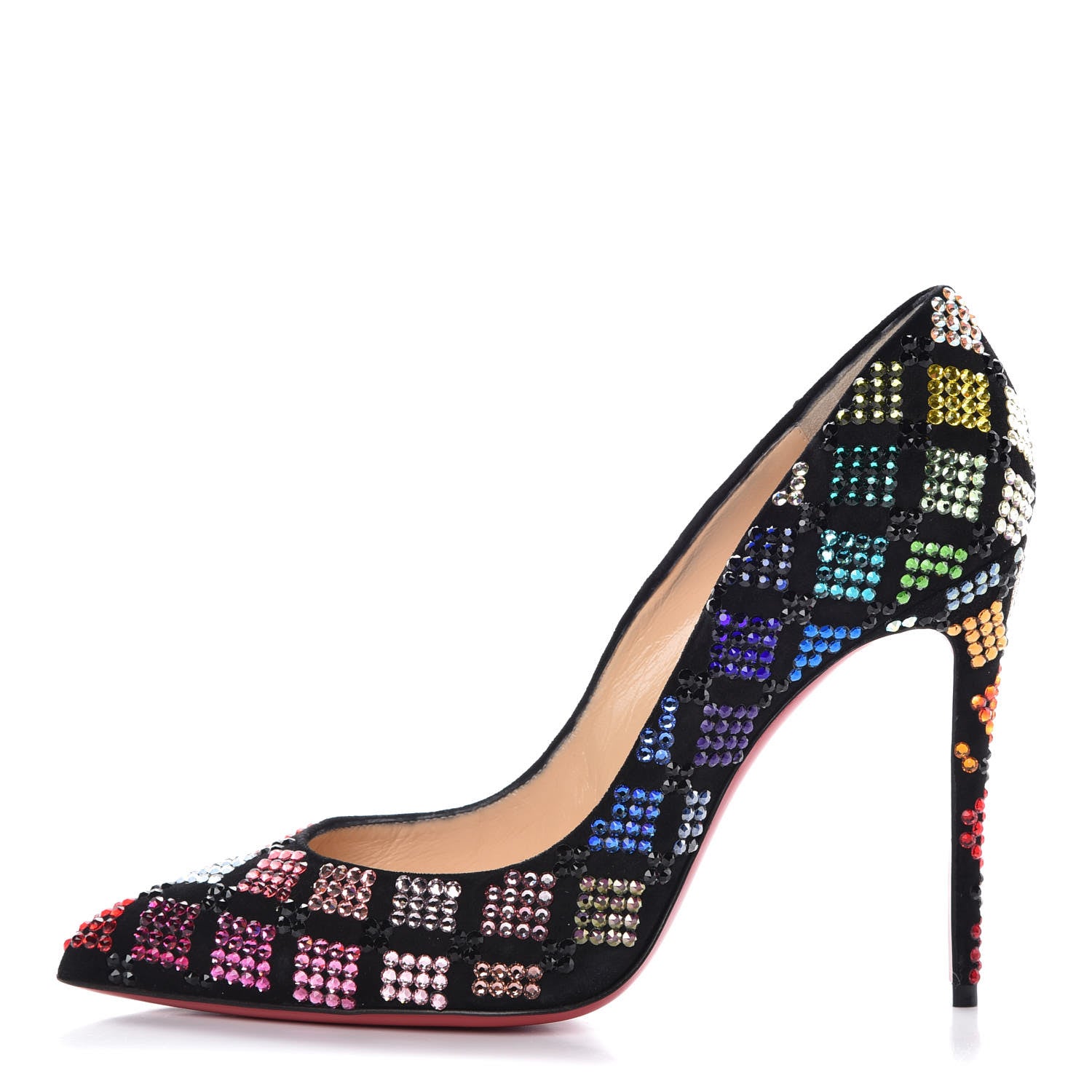 Christian Louboutin Crystal Arletta 100 Pumps 40 Black Multicolor 1 of 8