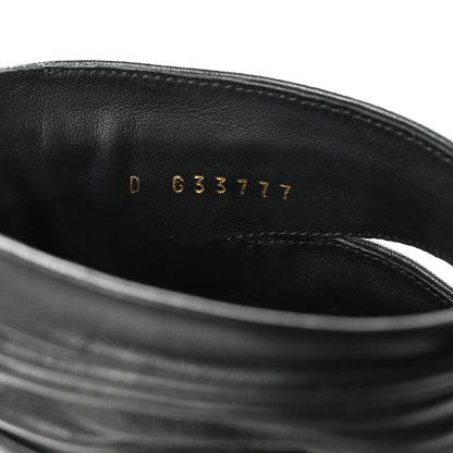 Chanel Lambskin Patent Bows Boots 39.5 Black 9 of 9