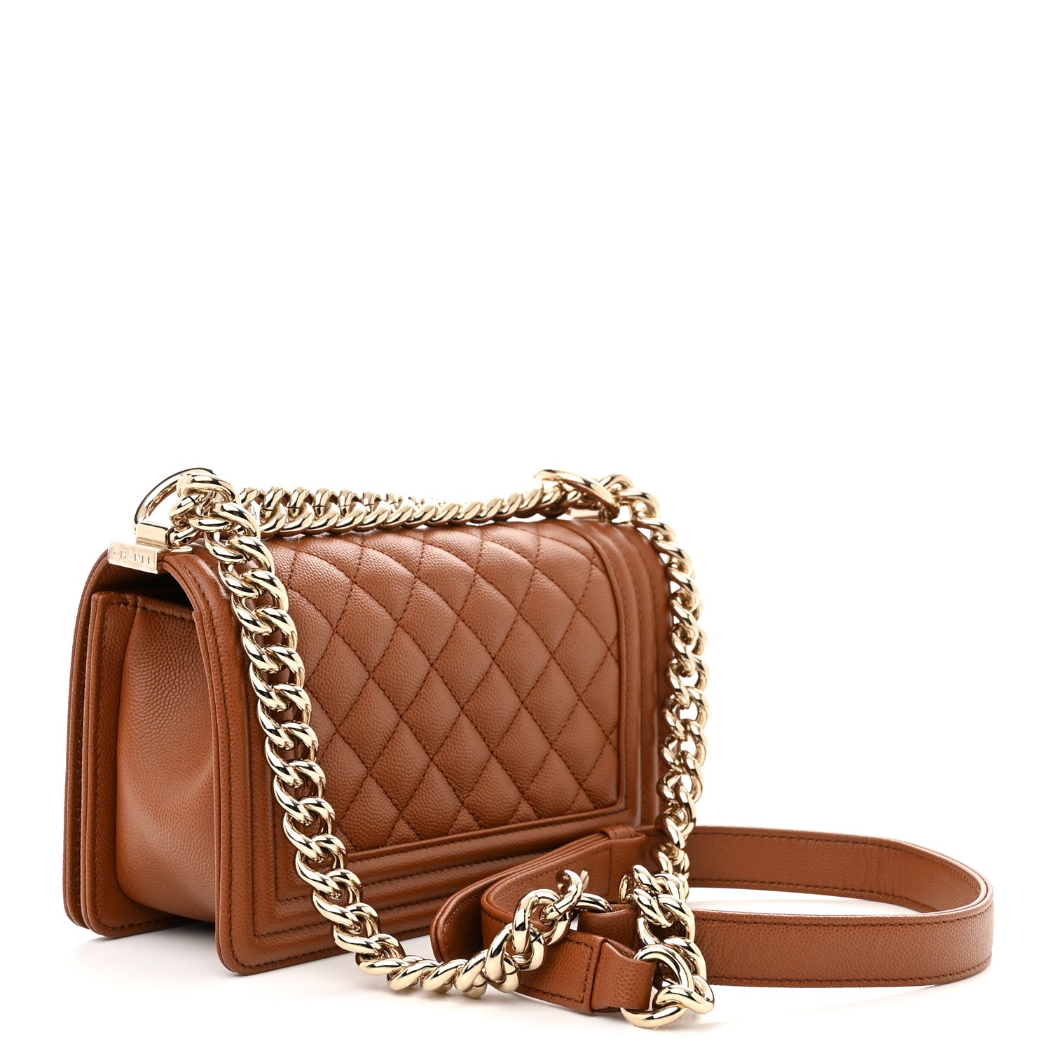 Chanel Caviar Quilted Small Boy Flap Brown 3 of 13