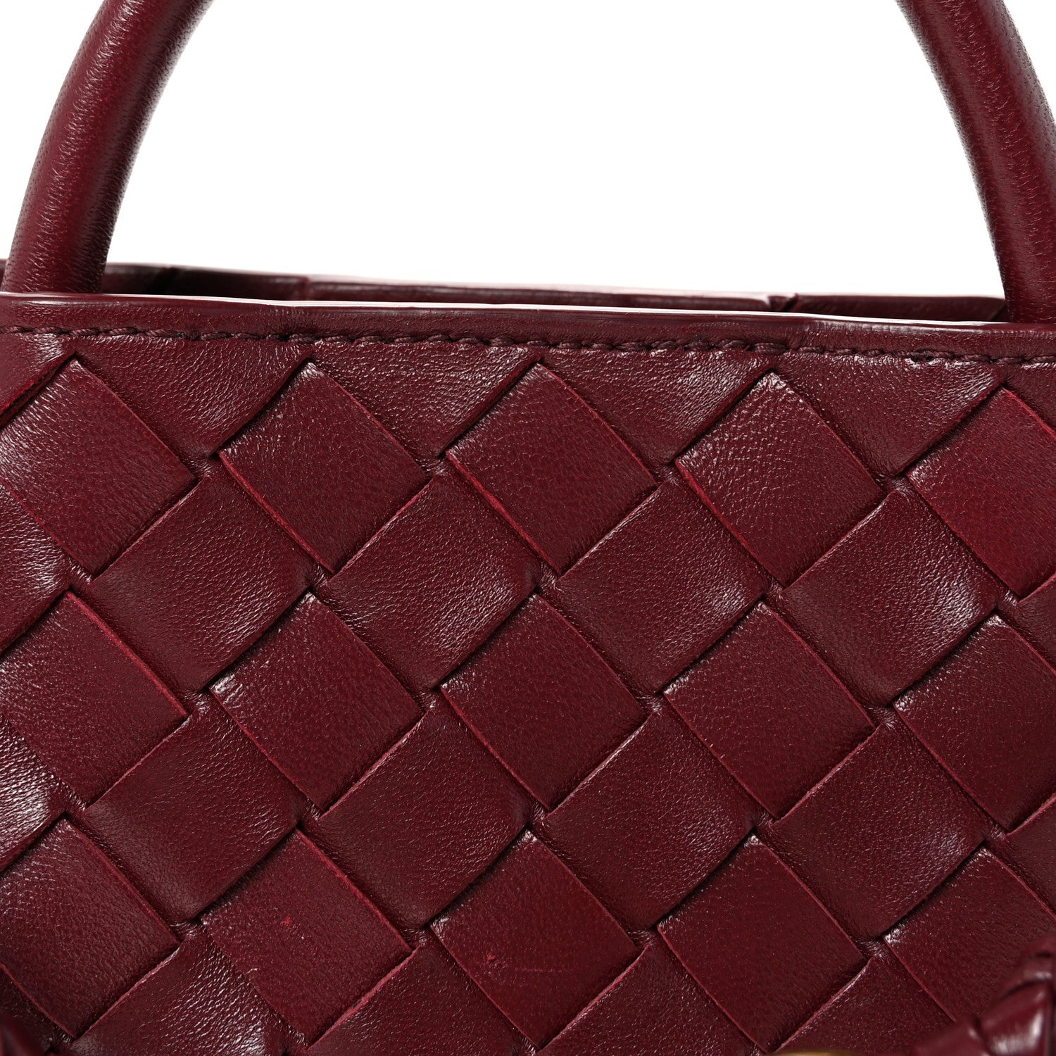 Bottega Veneta Nappa Intrecciato Small Andiamo Shoulder Bag Barolo 7 of 9