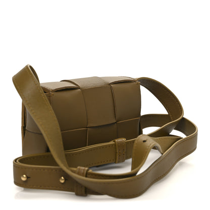 Bottega Veneta Lambskin Maxi Intrecciato Extra Mini Cassette Crossbody Bag Acorn 3 of 9