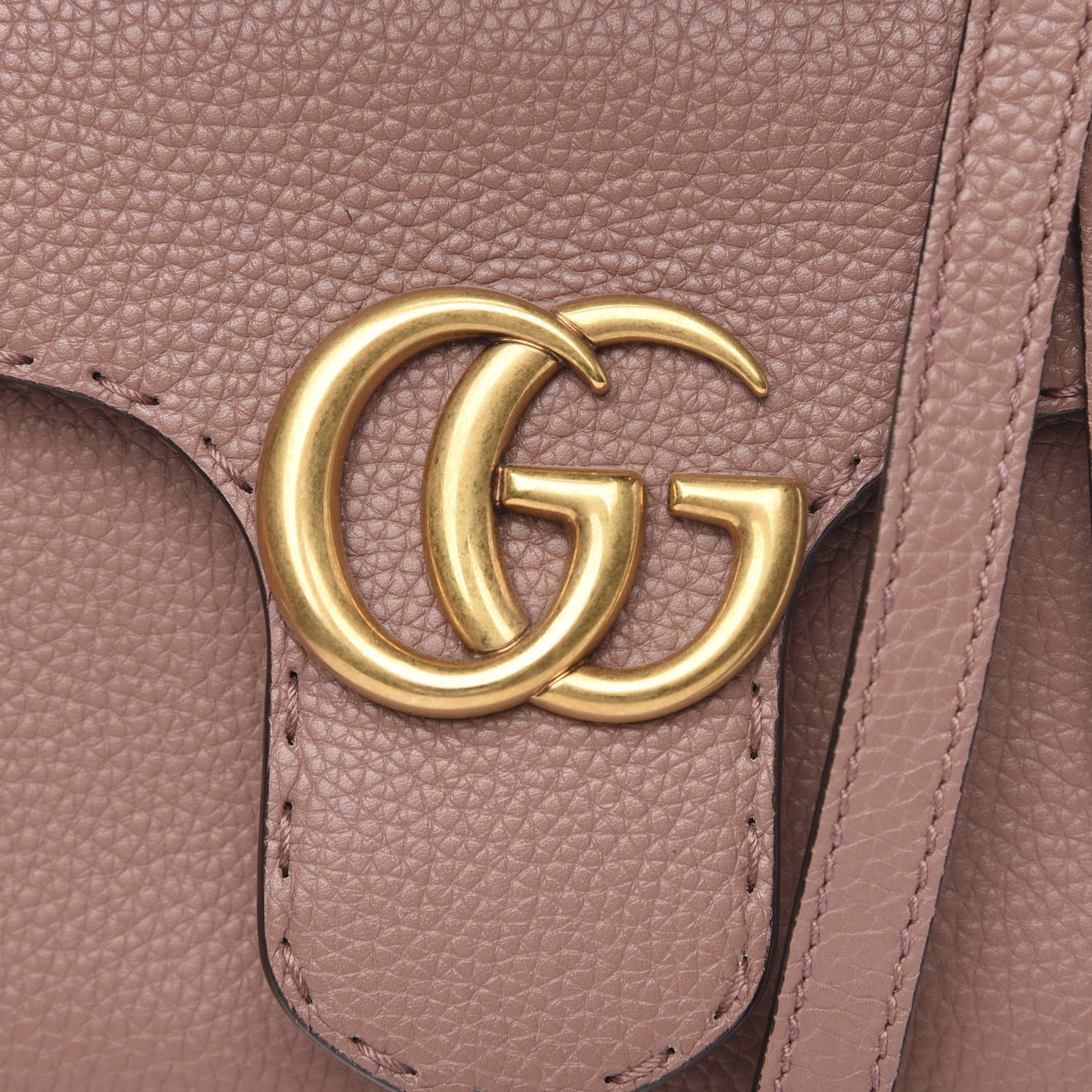 Calfskin Mini GG Marmont Top Handle Bag Rosy Phard
