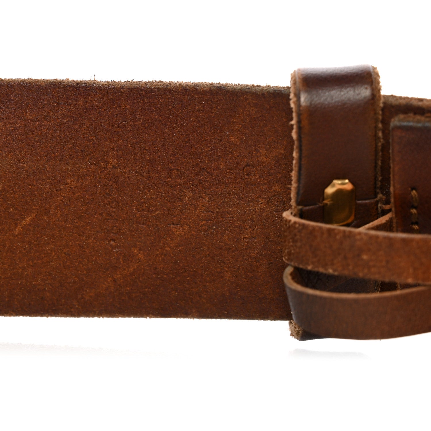 Gucci Faded Calfskin Double G 40mm Belt 75 30 Cuir 3 of 7
