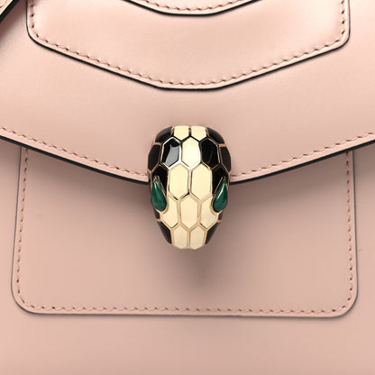 Bulgari Calfskin Serpenti Forever Top Handle Crystal Rose 8 of 10