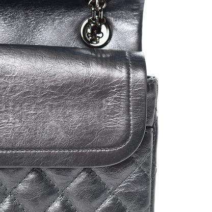 Chanel Metallic Aged Calfskin Quilted 2.55 Reissue 225 Flap Grey 14 of 14
