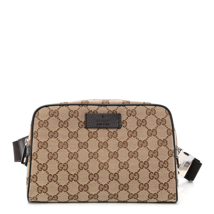 Gucci Monogram Belt Bag Dark Brown 1 of 10