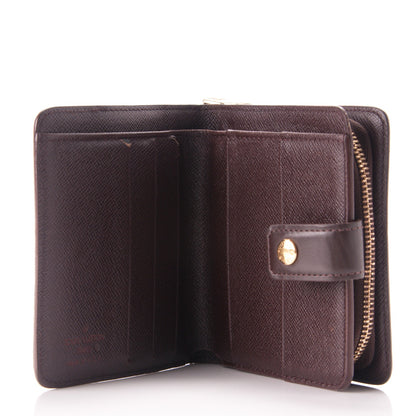 Louis Vuitton Damier Ebene Zippe Zipped Compact Wallet 5 of 7