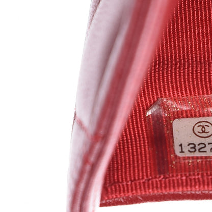 Chanel Lambskin Quilted Large Flap Wallet Red 8 of 18