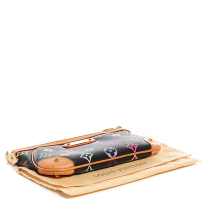 Louis Vuitton Monogram Multicolor Pochette Milla MM Black 4 of 7