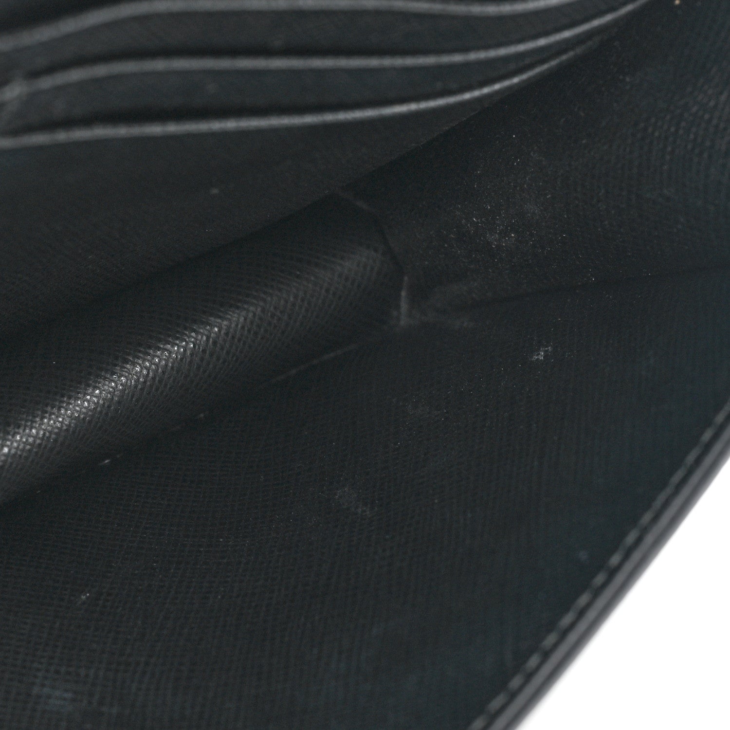 Prada Saffiano Triangle Logo Mermaid Print Mini Crossbody Bag Black 9 of 10