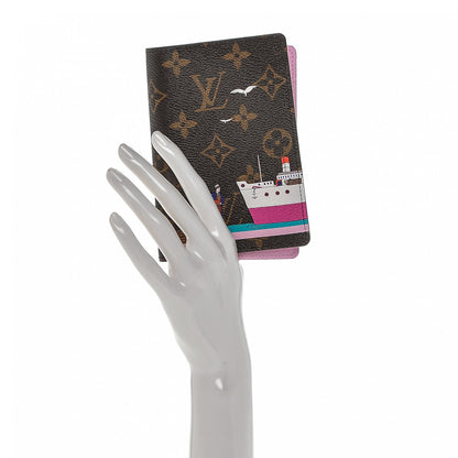 Louis Vuitton Monogram 2016 Christmas Animation Passport Cover Rose Ballerine 2 of 6