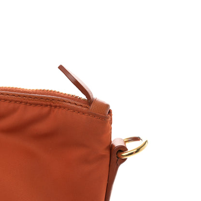 Prada Tessuto Nylon Saffiano Tote Papaya 14 of 16