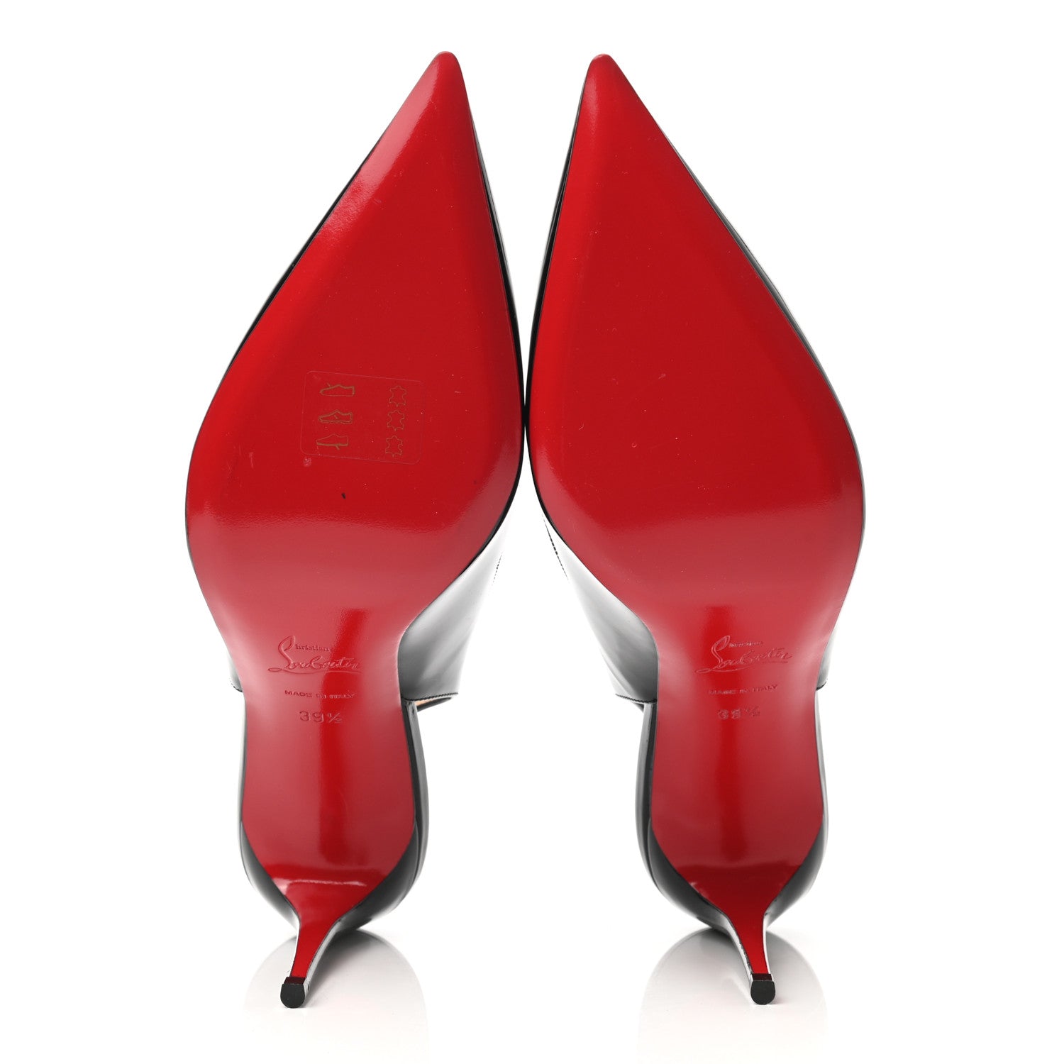 Christian Louboutin Patent Kate Sling 85 Pumps 39.5 Black 5 of 8