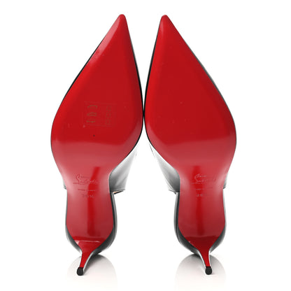 Christian Louboutin Patent Kate Sling 85 Pumps 39.5 Black 5 of 8
