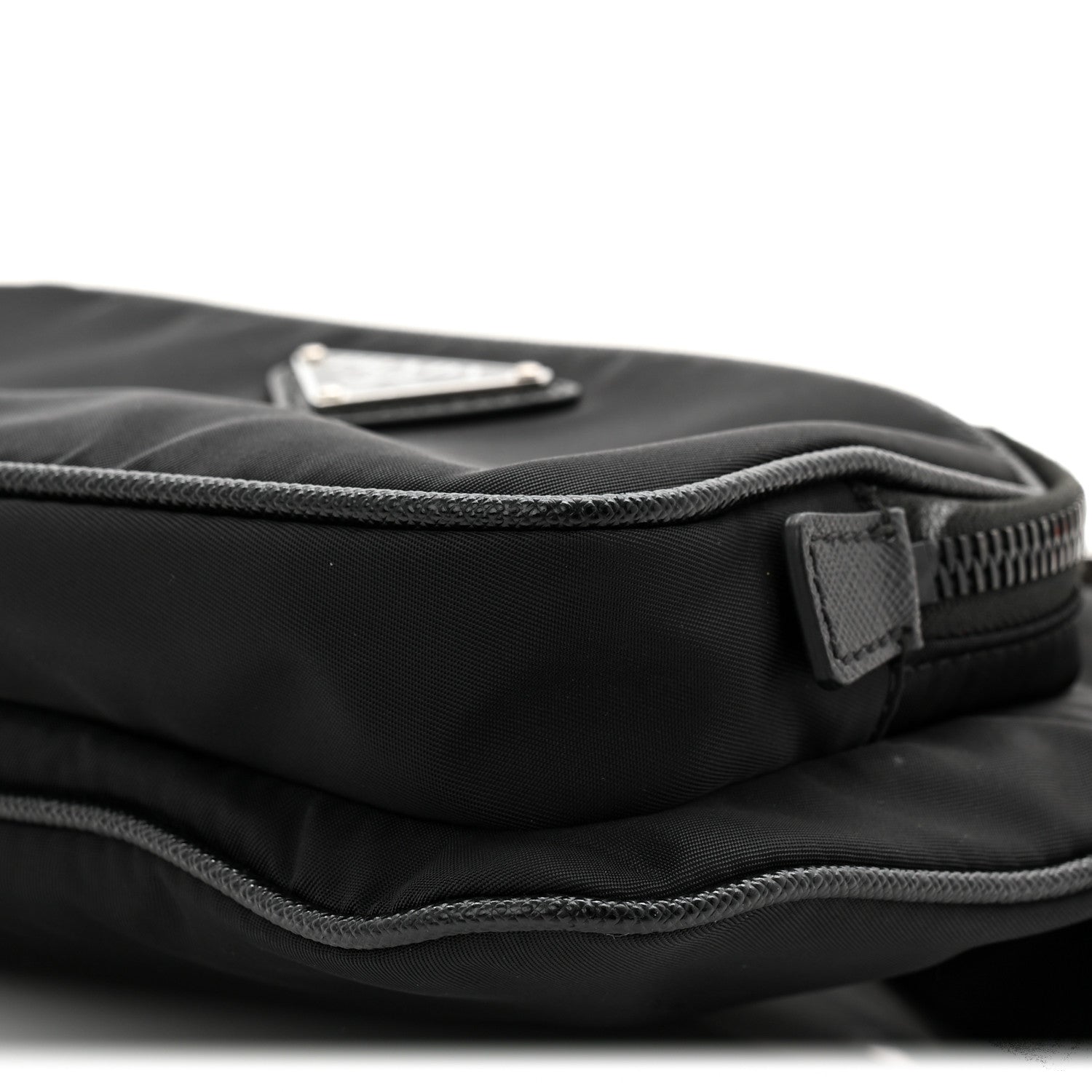 Prada Re-Nylon Saffiano Belt Bag Black 9 of 10