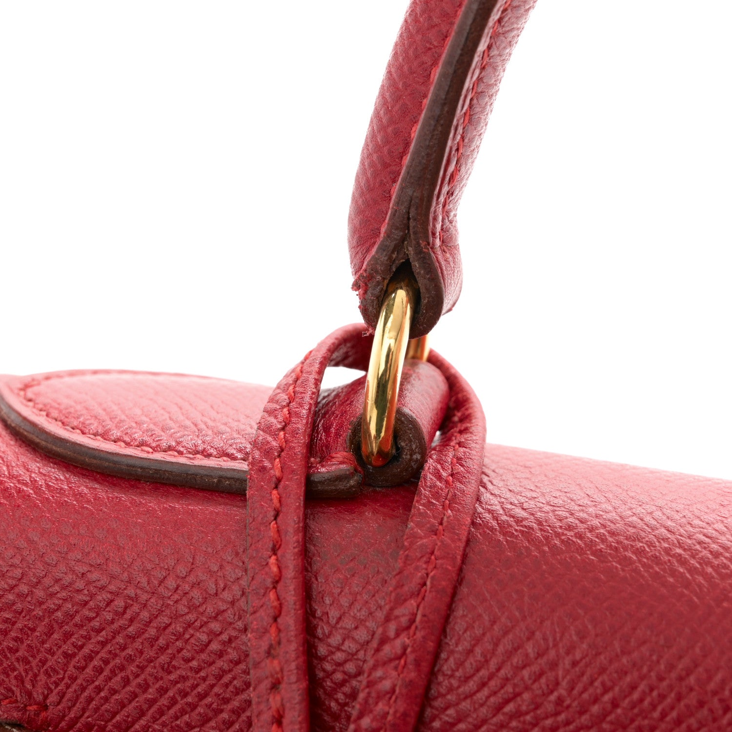 Hermes Courchevel Kelly Sellier 28 Rouge Vif 14 of 17