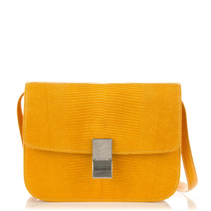 Celine Lizard Medium Classic Box Flap Bag Imperial 1 of 7