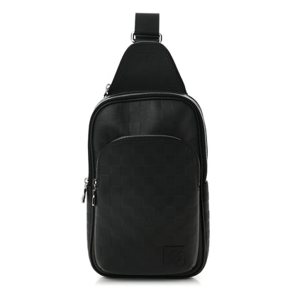 Louis Vuitton Damier Infini Avenue Sling Bag NM Onyx 1 of 9