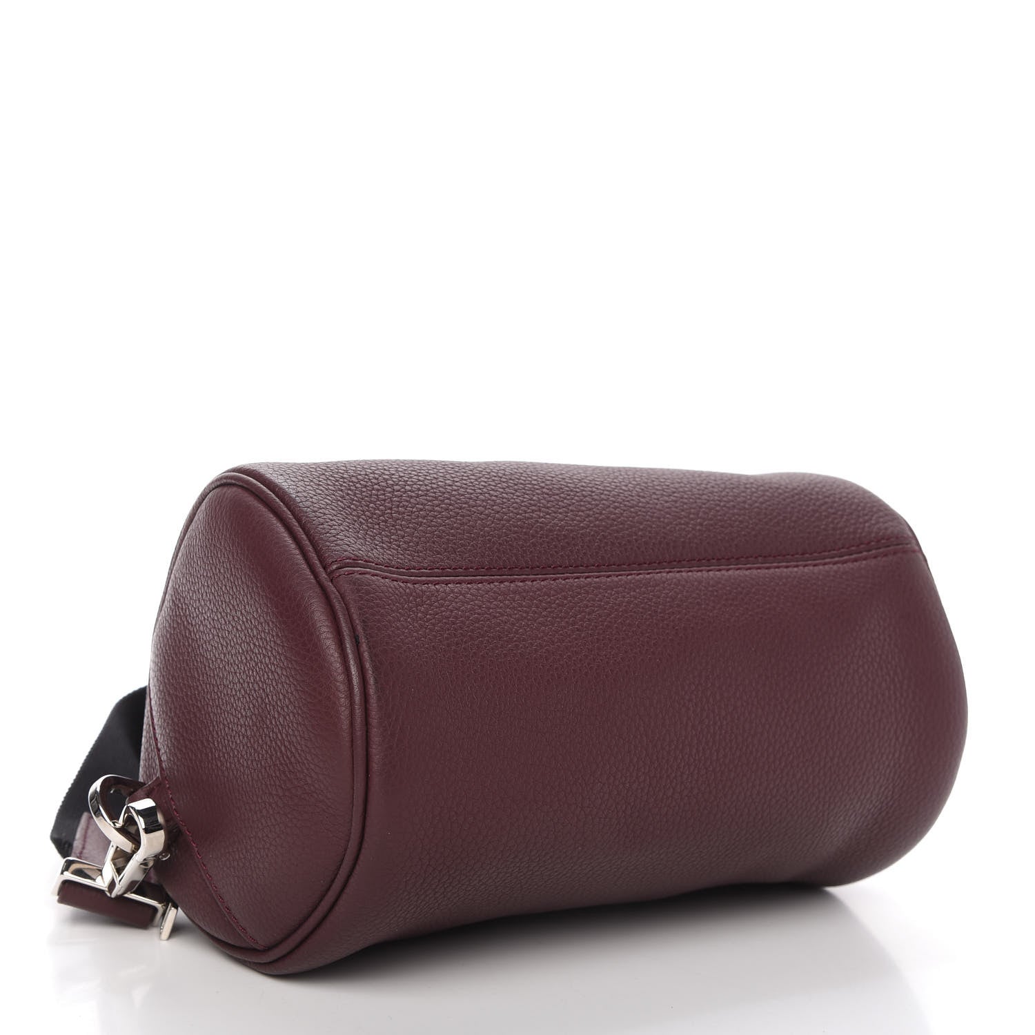 Christian Dior HOMME Grained Calfskin Mens Roller Pouch Burgundy 4 of 9
