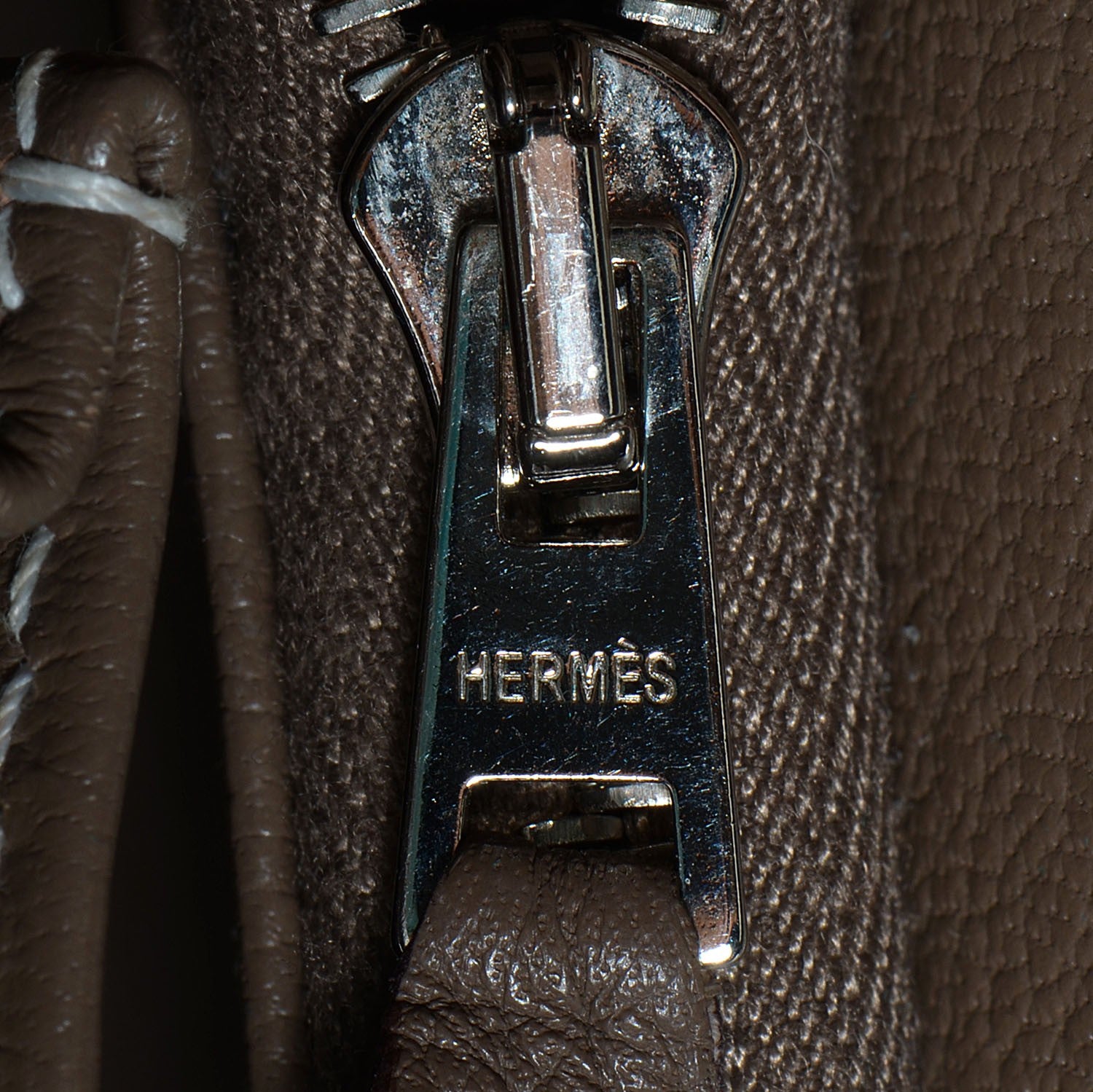 Hermes Taurillon Clemence Jypsiere 28 Etoupe 6 of 18