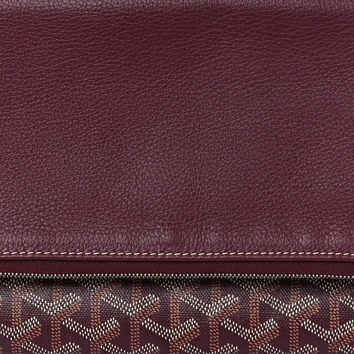 Goyardine Sainte Marie Soft Clutch Bordeaux