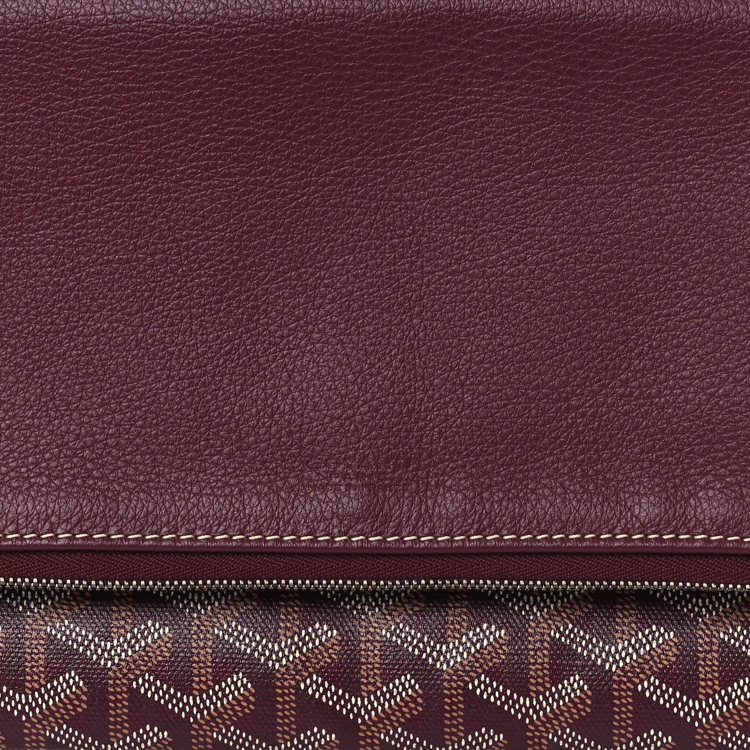 Goyard Goyardine Sainte Marie Soft Clutch Bordeaux 7 of 11