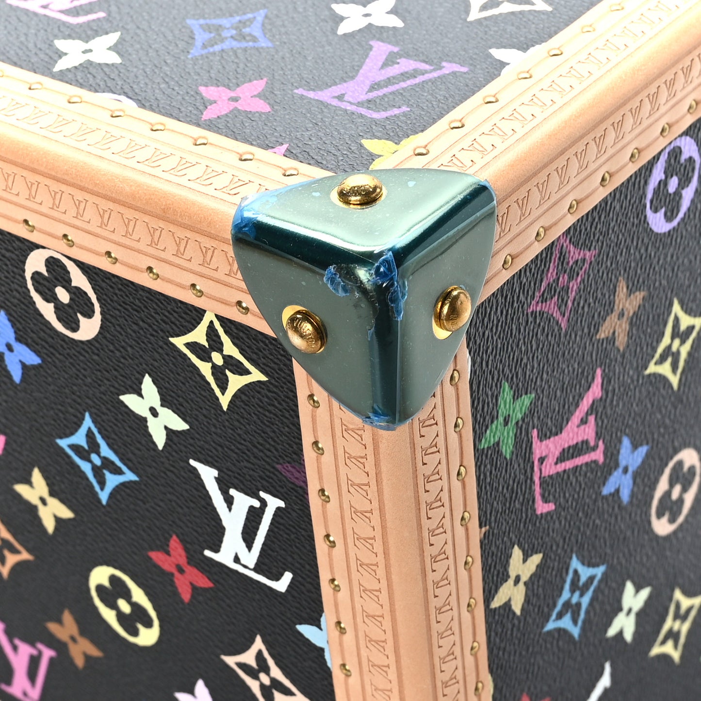 Monogram Multicolor Boite Bouteilles et Glace Beauty Train Case Black