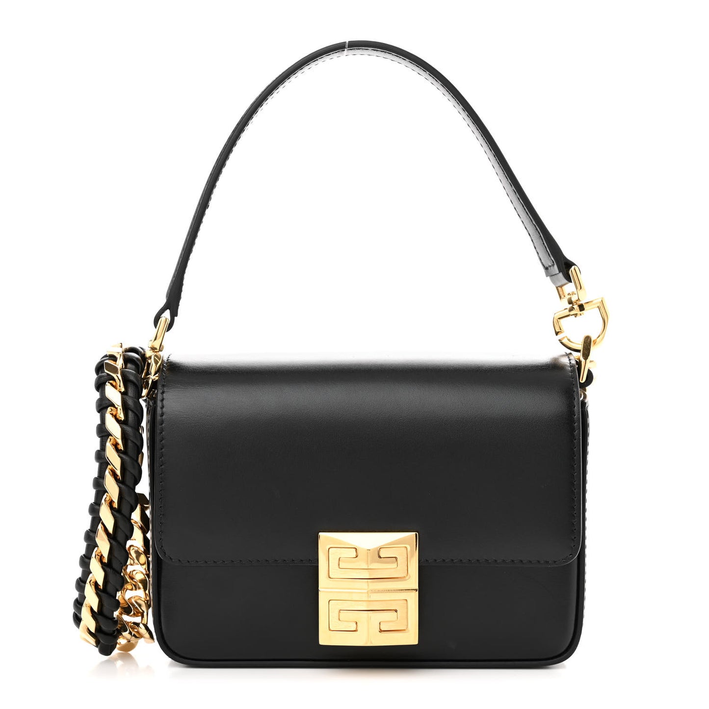 Box Calfskin Small 4G Chain Shoulder Bag Black