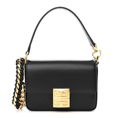 Givenchy Box Calfskin Small 4G Chain Shoulder Bag Black 1 of 12