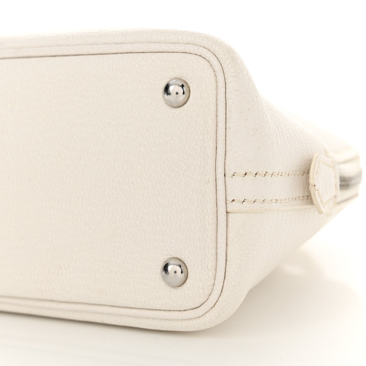 Hermes Chevre Mysore Mini 1923 Bolide White 10 of 19