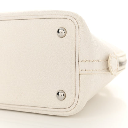 Hermes Chevre Mysore Mini 1923 Bolide White 10 of 19