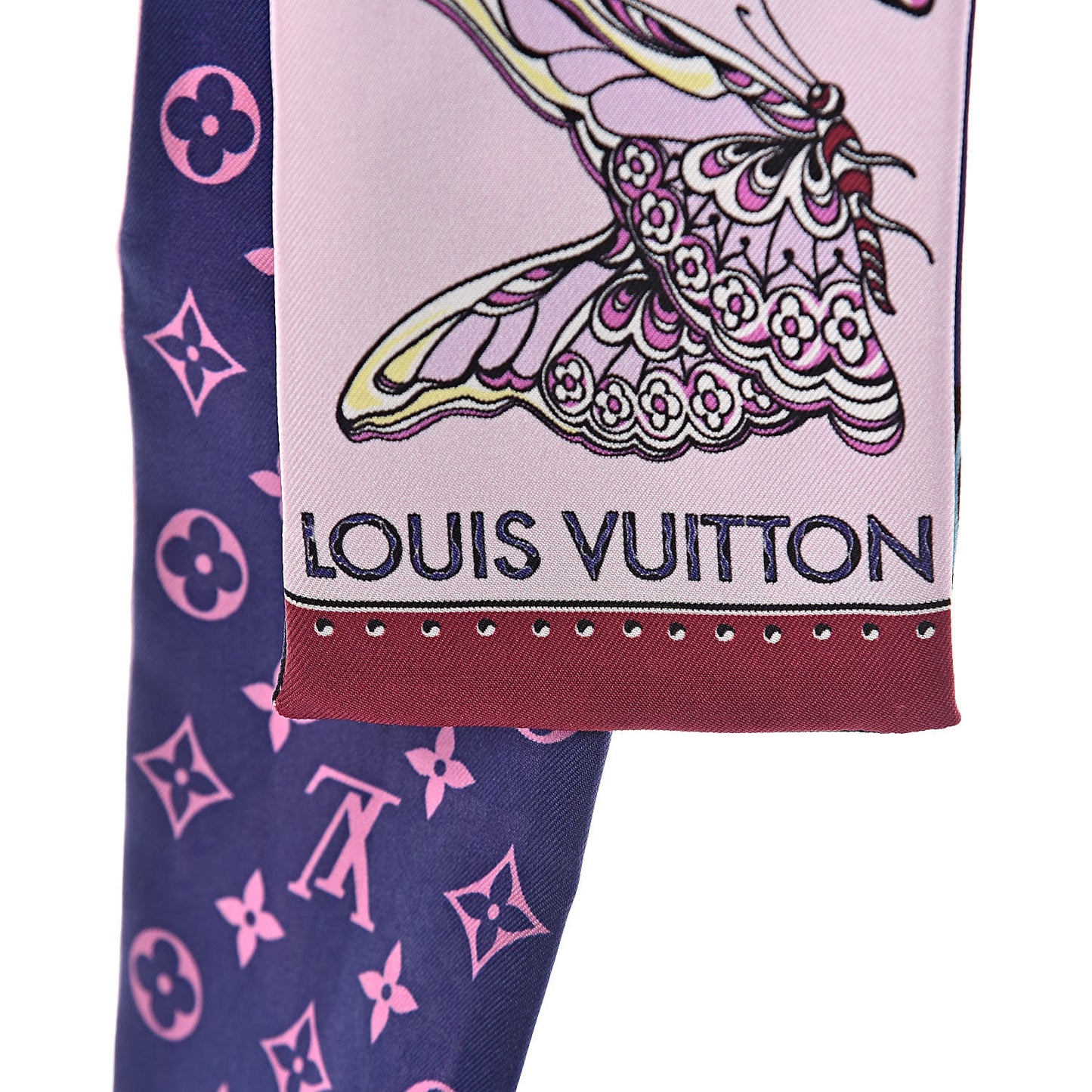 Silk Monogram World Of Love Bandeau Rose