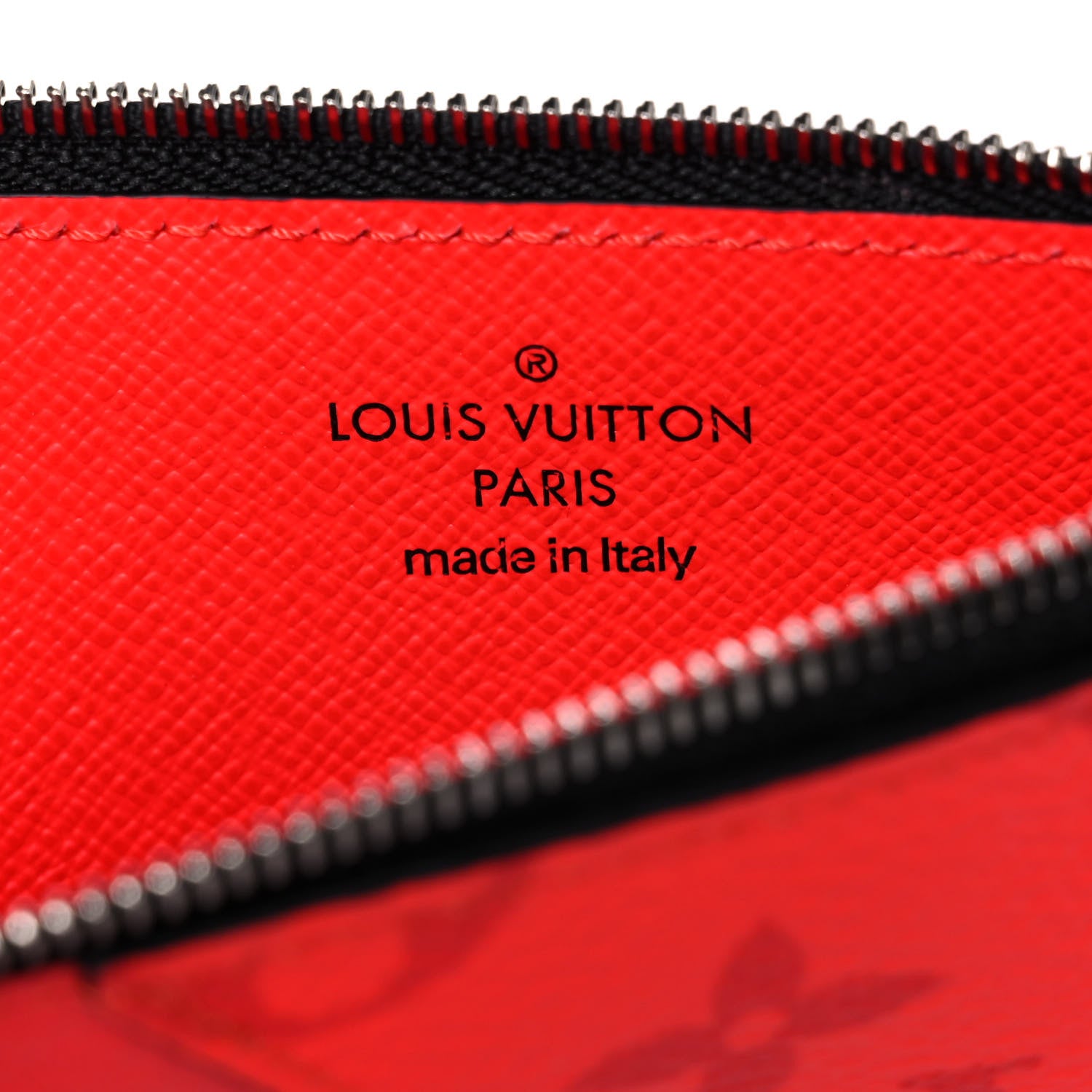 Louis Vuitton Taigarama Coin Card Holder Fire Red 6 of 8