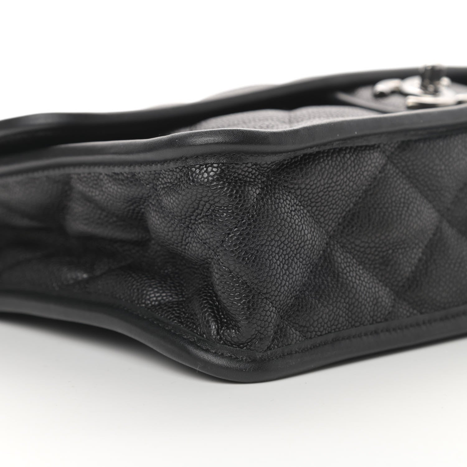 Chanel Caviar Quilted Large French Riviera Flap Black 9 of 11