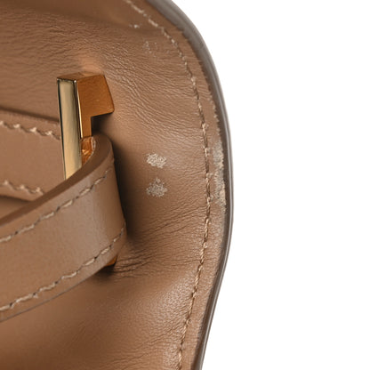 Burberry Calfskin Monogram Embossed Small TB Bag Light Camel 8 of 16