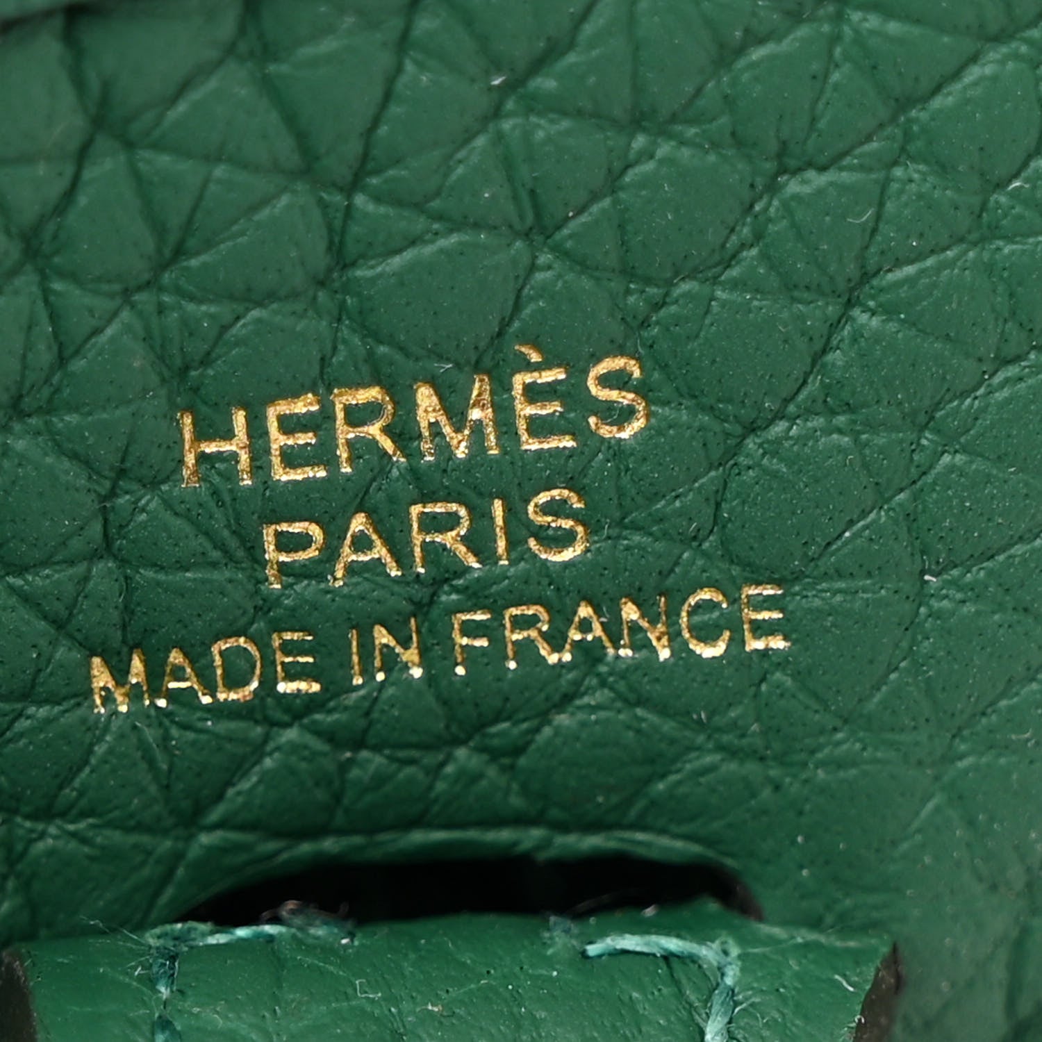 Hermes Taurillon Clemence Evelyne TPM Vert Moyen 6 of 11