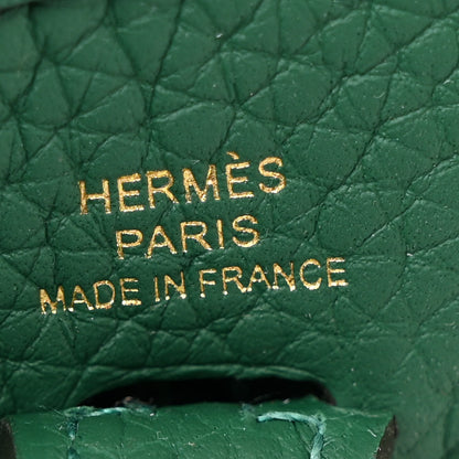 Hermes Taurillon Clemence Evelyne TPM Vert Moyen 6 of 11