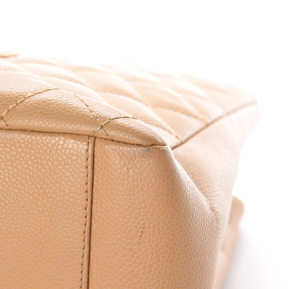 Chanel Caviar Quilted Grand Shopping Tote GST Beige 9 of 18