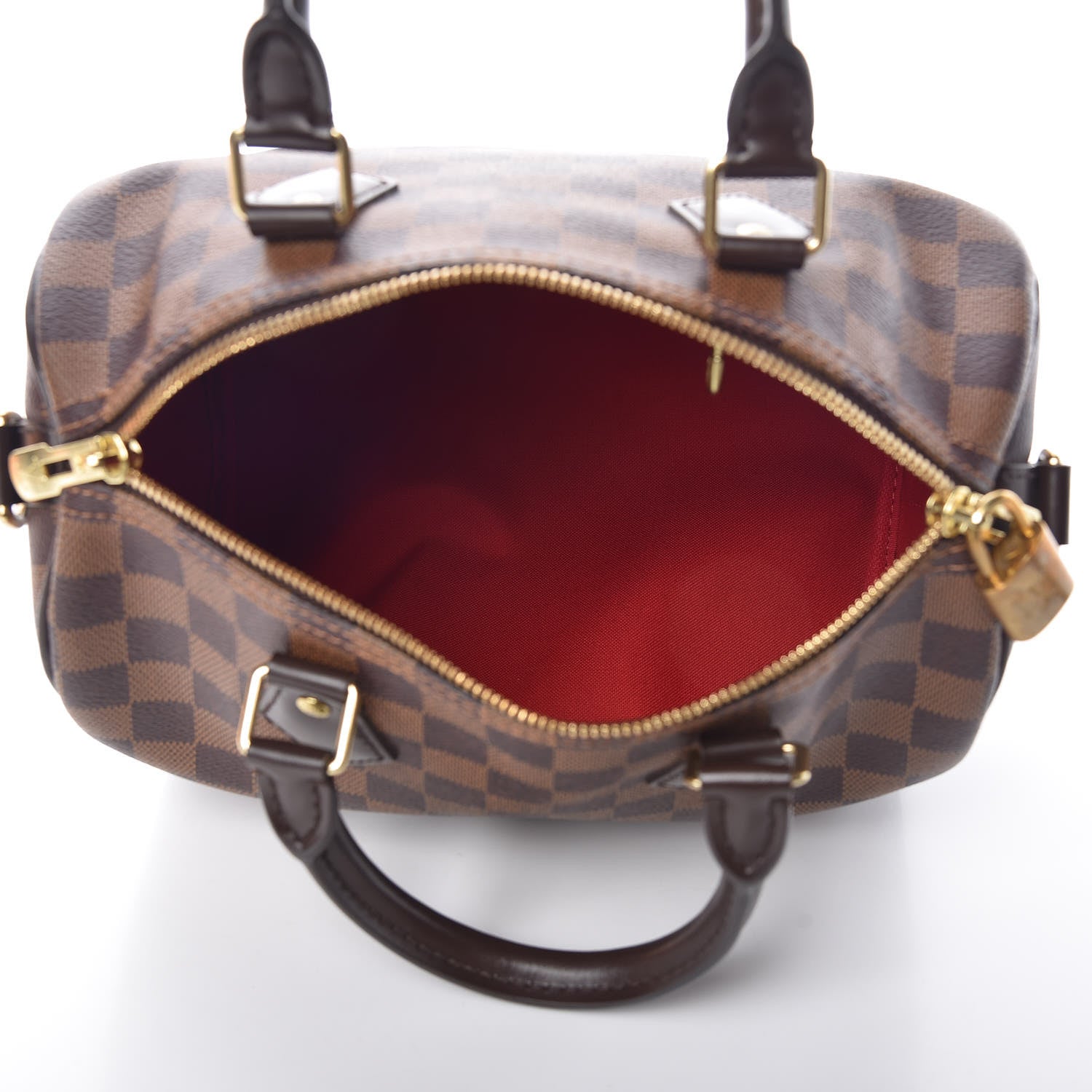 Louis Vuitton Damier Ebene Speedy Bandouliere 25 6 of 18
