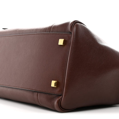 Celine Supple Shiny Lambskin Medium Smiling New Luggage Brick 10 of 11