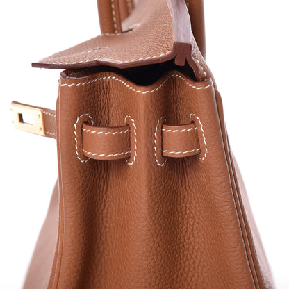 Hermes Togo Birkin 25 Gold 12 of 33