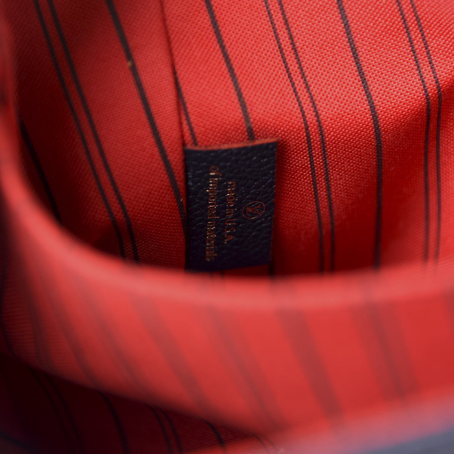 Empreinte Pochette Metis Marine Rouge