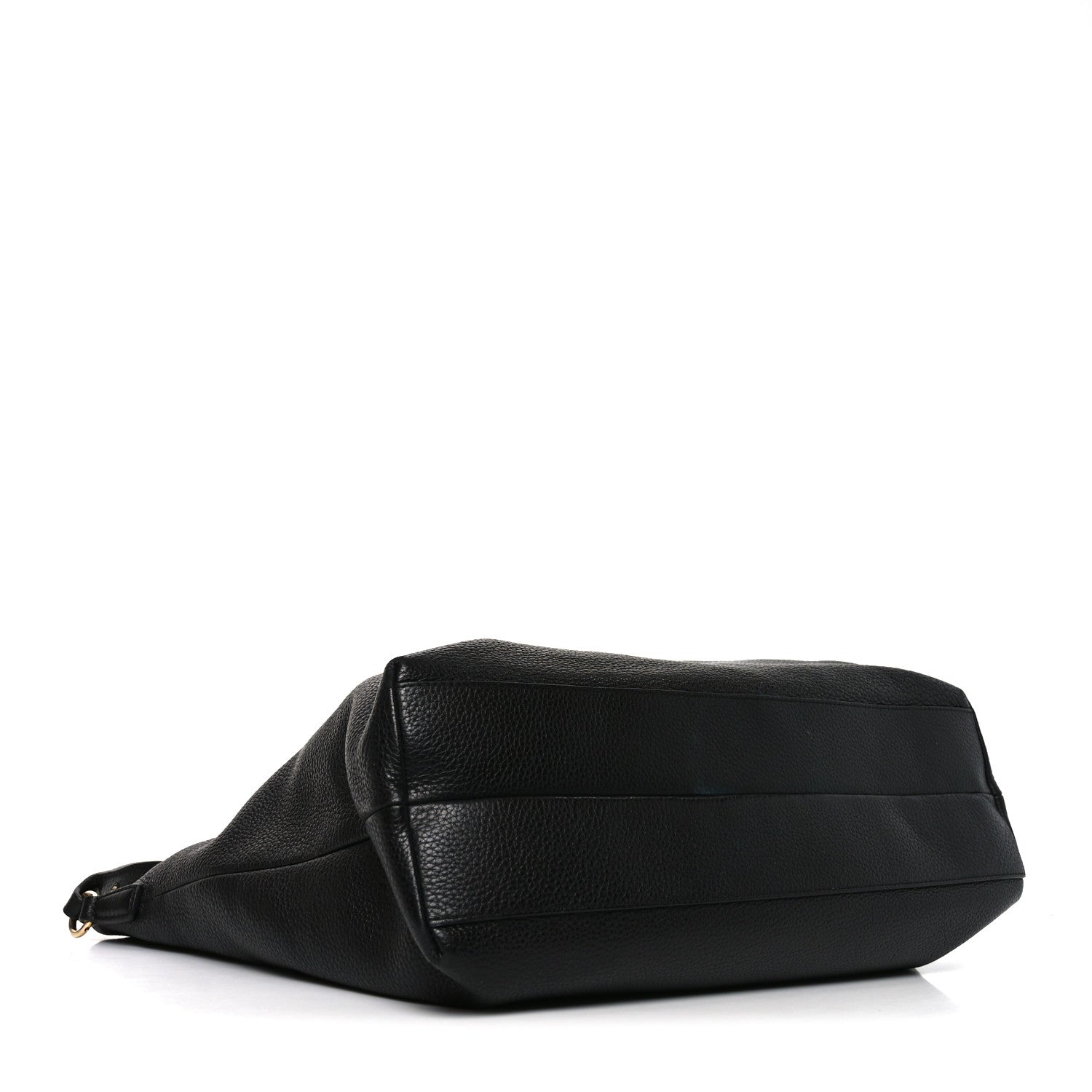 Salvatore Ferragamo Calfskin Large Mika Tote Black 4 of 10
