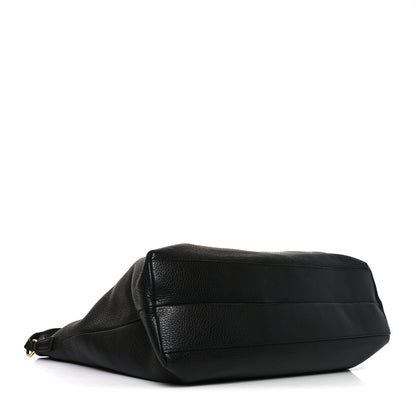 Salvatore Ferragamo Calfskin Large Mika Tote Black 4 of 10
